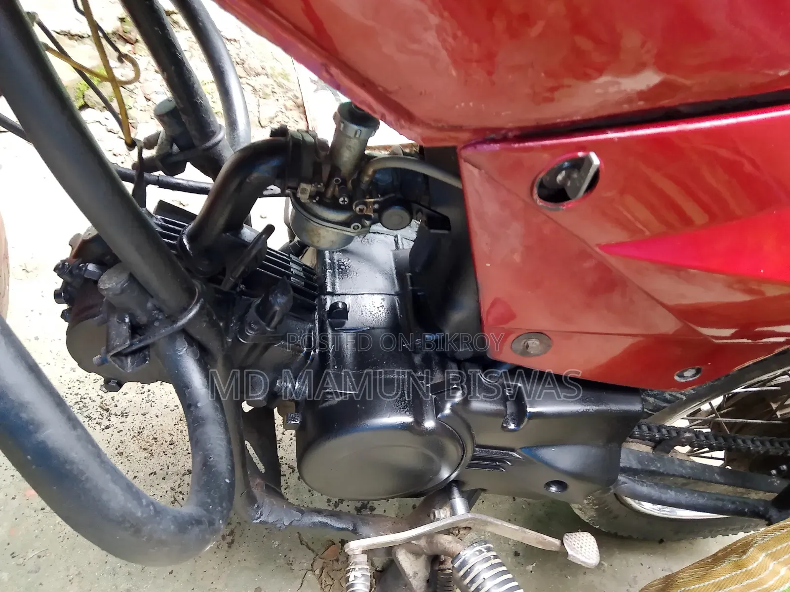 Bajaj Boxer 100 2016 Red