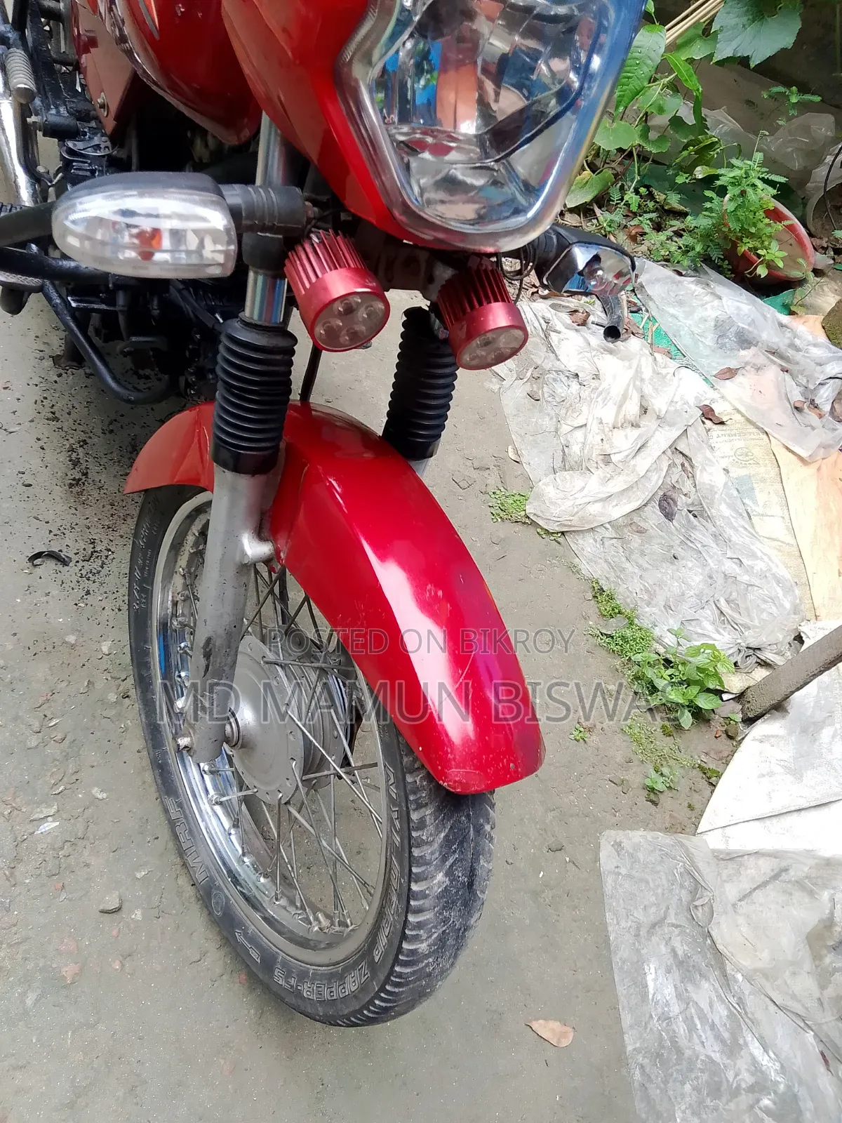 Bajaj Boxer 100 2016 Red