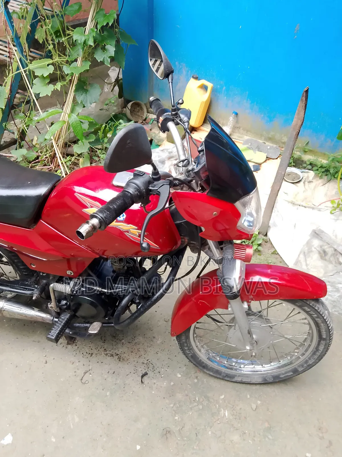 Bajaj Boxer 100 2016 Red