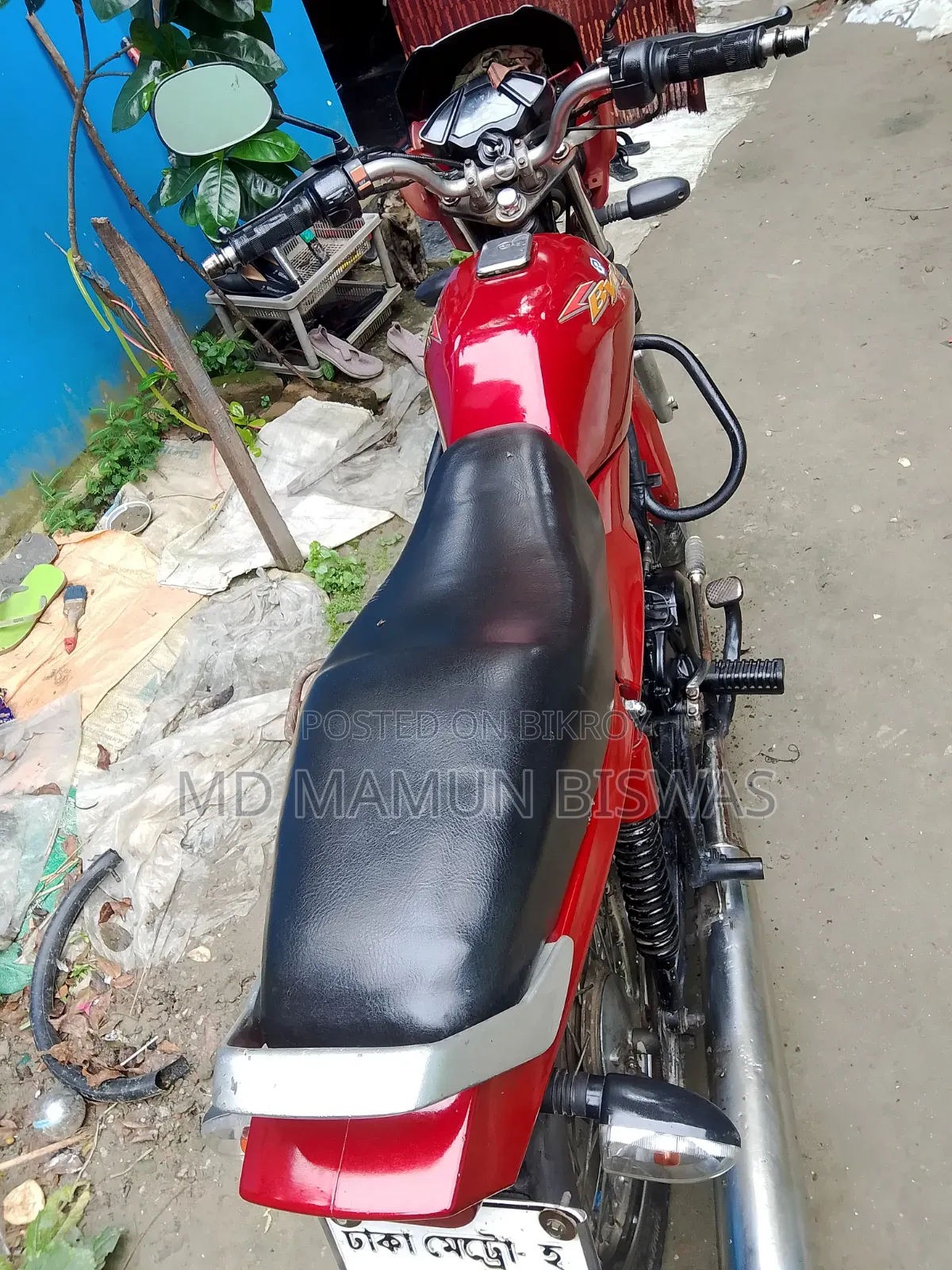 Bajaj Boxer 100 2016 Red