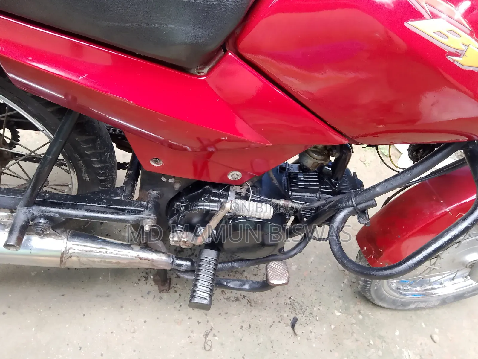 Bajaj Boxer 100 2016 Red