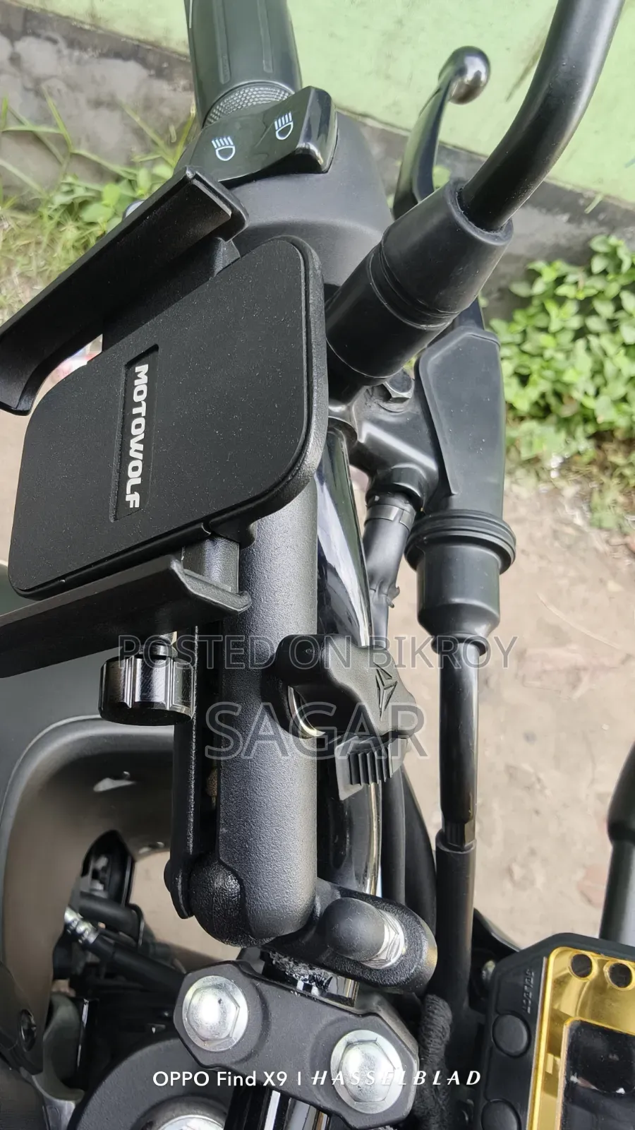 Original Motowolf Mobile Phone Holder Full Aluminium Body