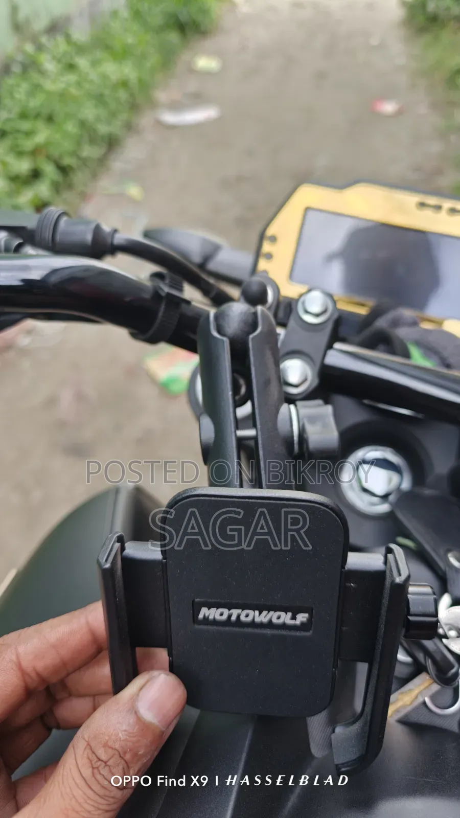 Original Motowolf Mobile Phone Holder Full Aluminium Body