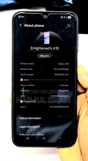 Samsung Galaxy A15 128 GB Black