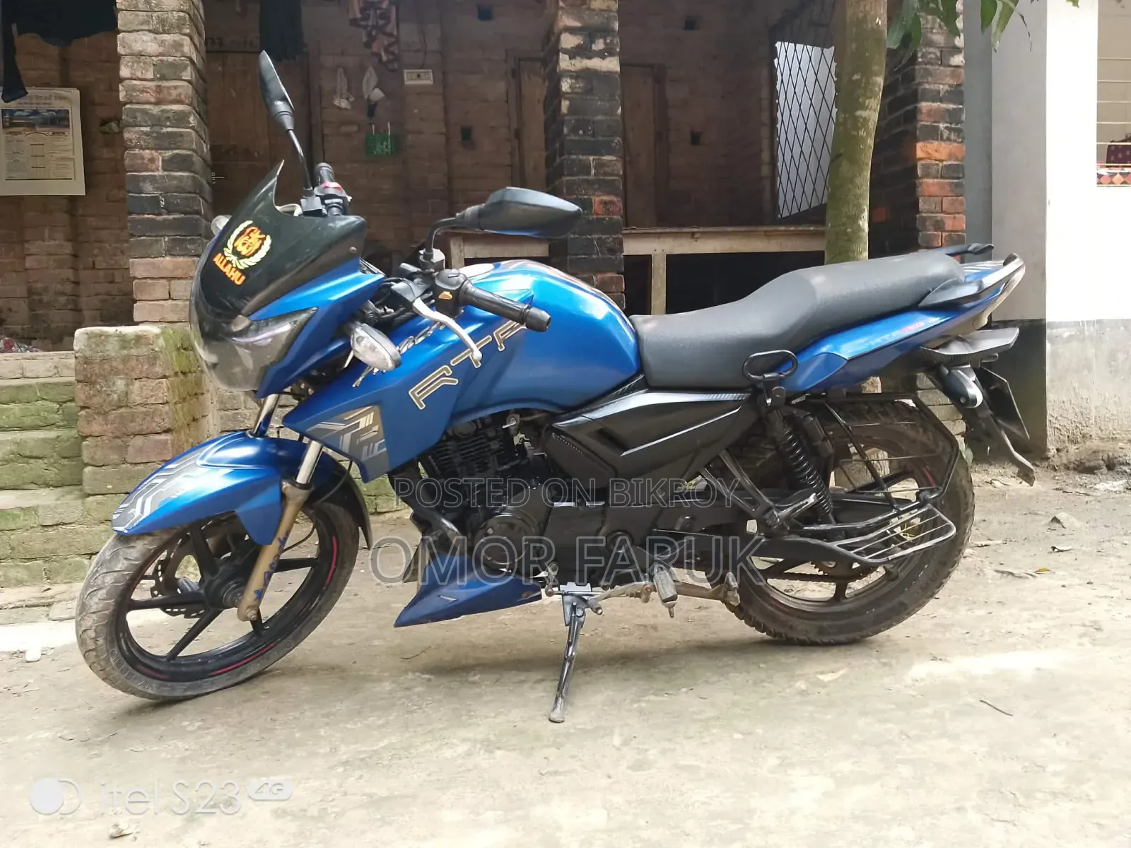 TVS Apache RTR 160 2V 2018 Blue