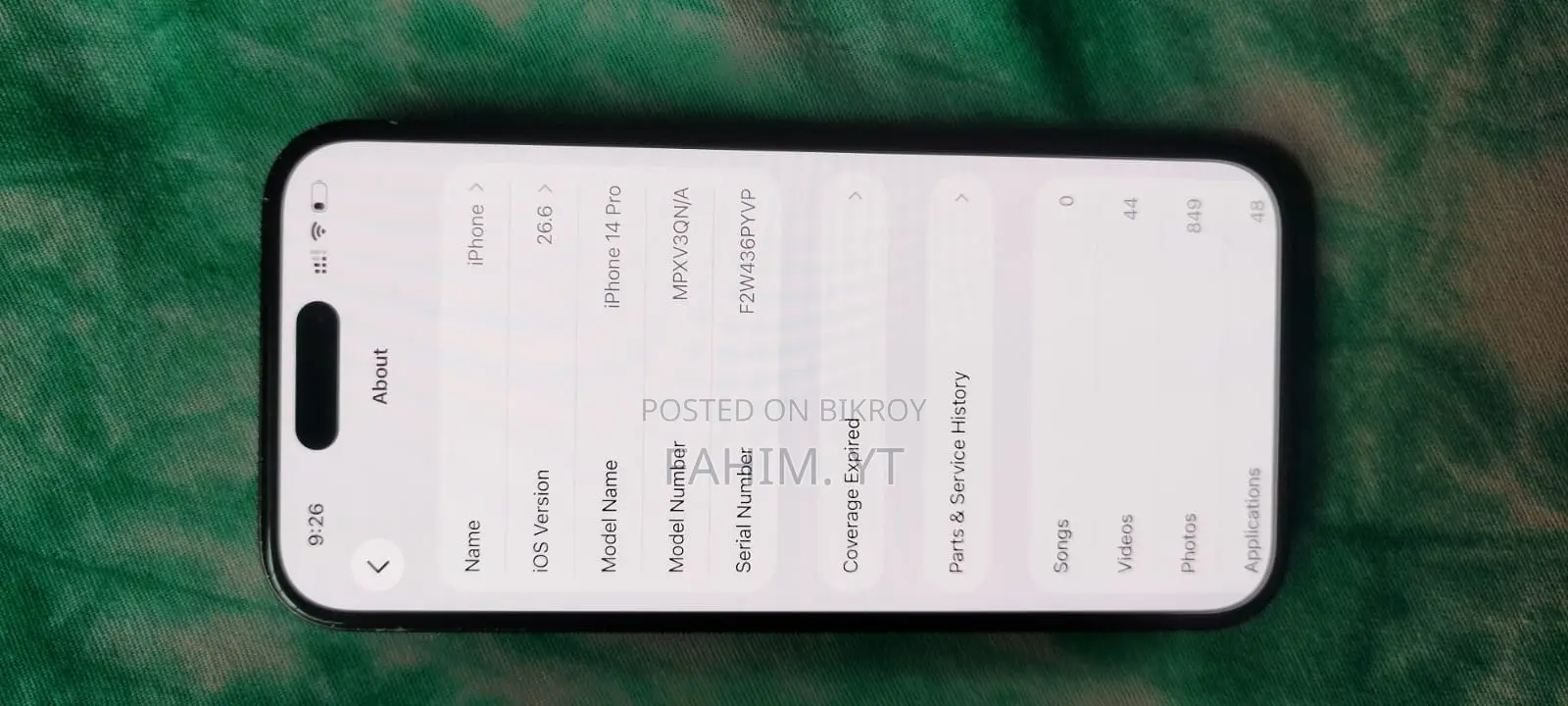 Apple iPhone 14 Pro 128 GB Black