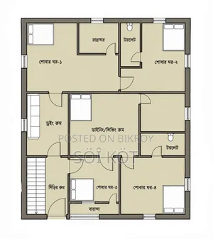 Furnished 6-Bedroom House in Tetultala, Kashipur Bazar for Sale