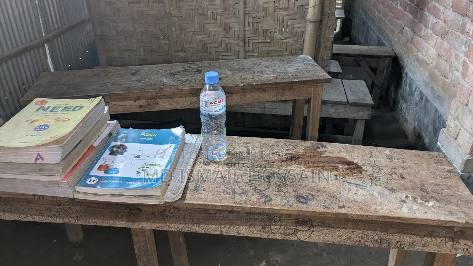 6 Pairs of 5-Foot Benches Available for Sale