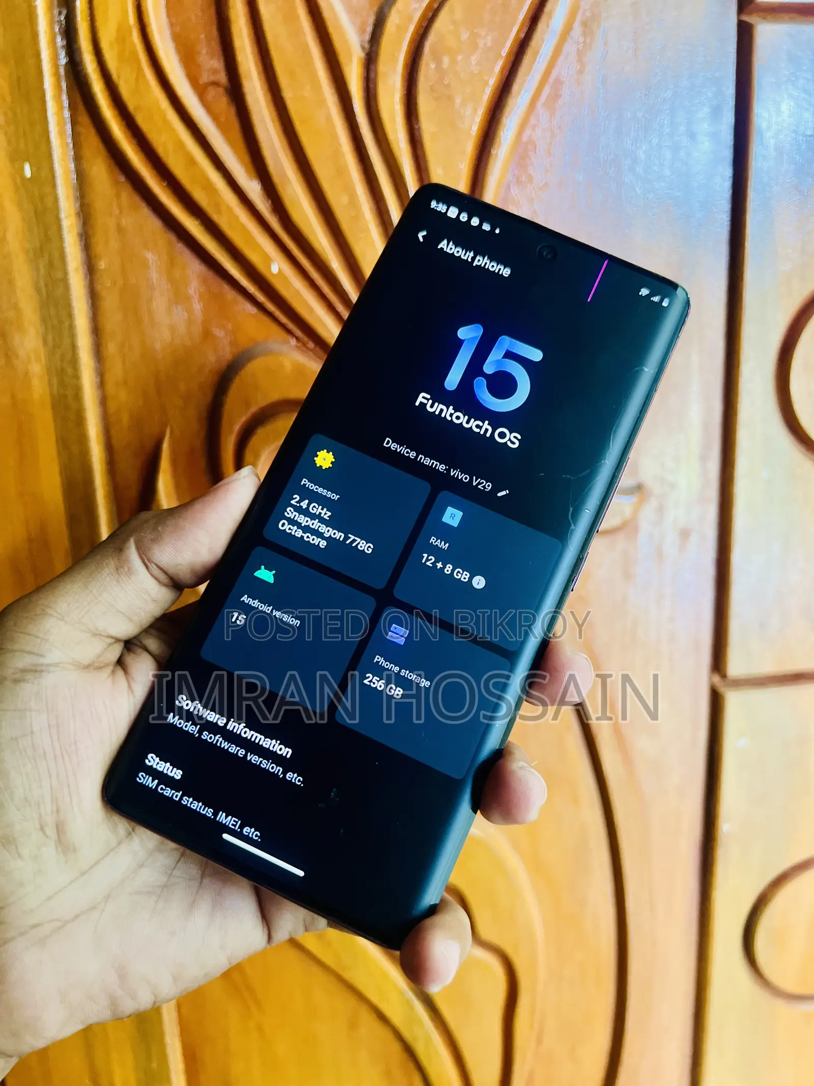 Vivo V29 256 GB Bronze
