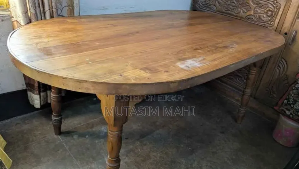 কাঠাল কাঠের ডাইনিং টেবিল বিক্রি করা হবে