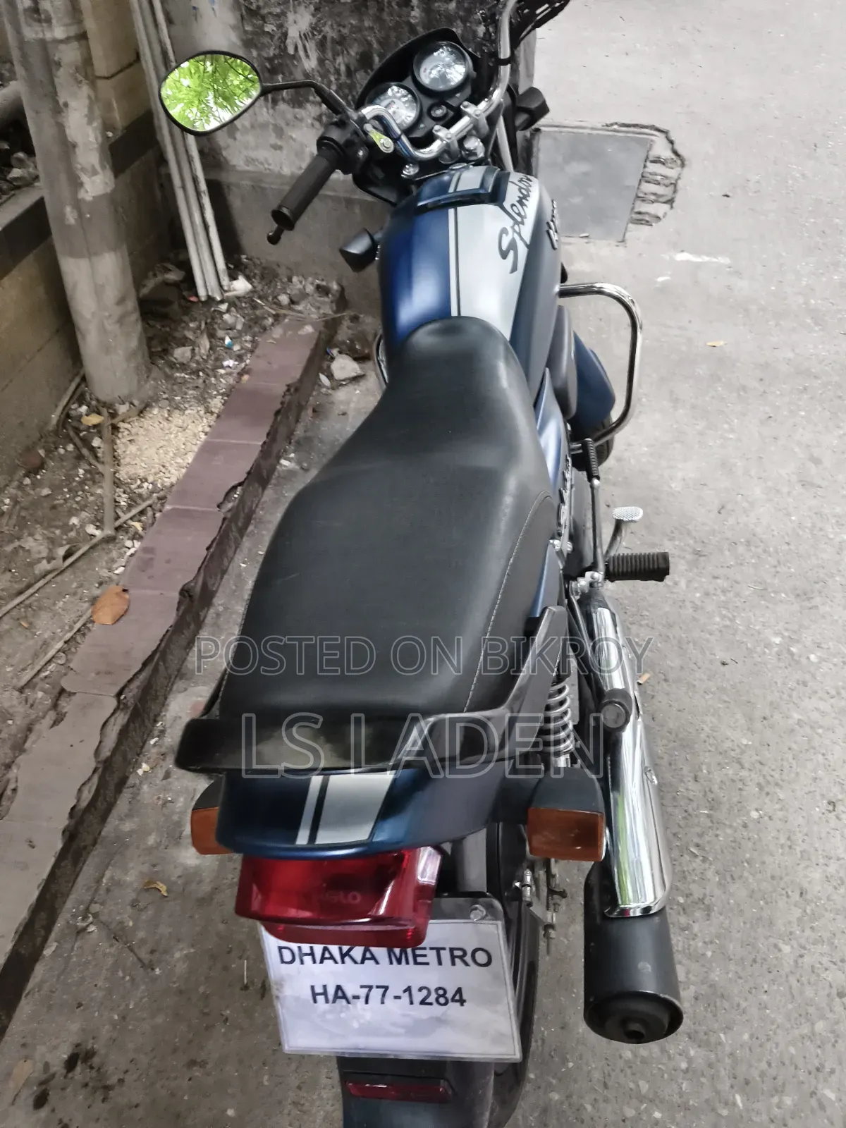 Hero Splendor Plus Sports 2025 Blue