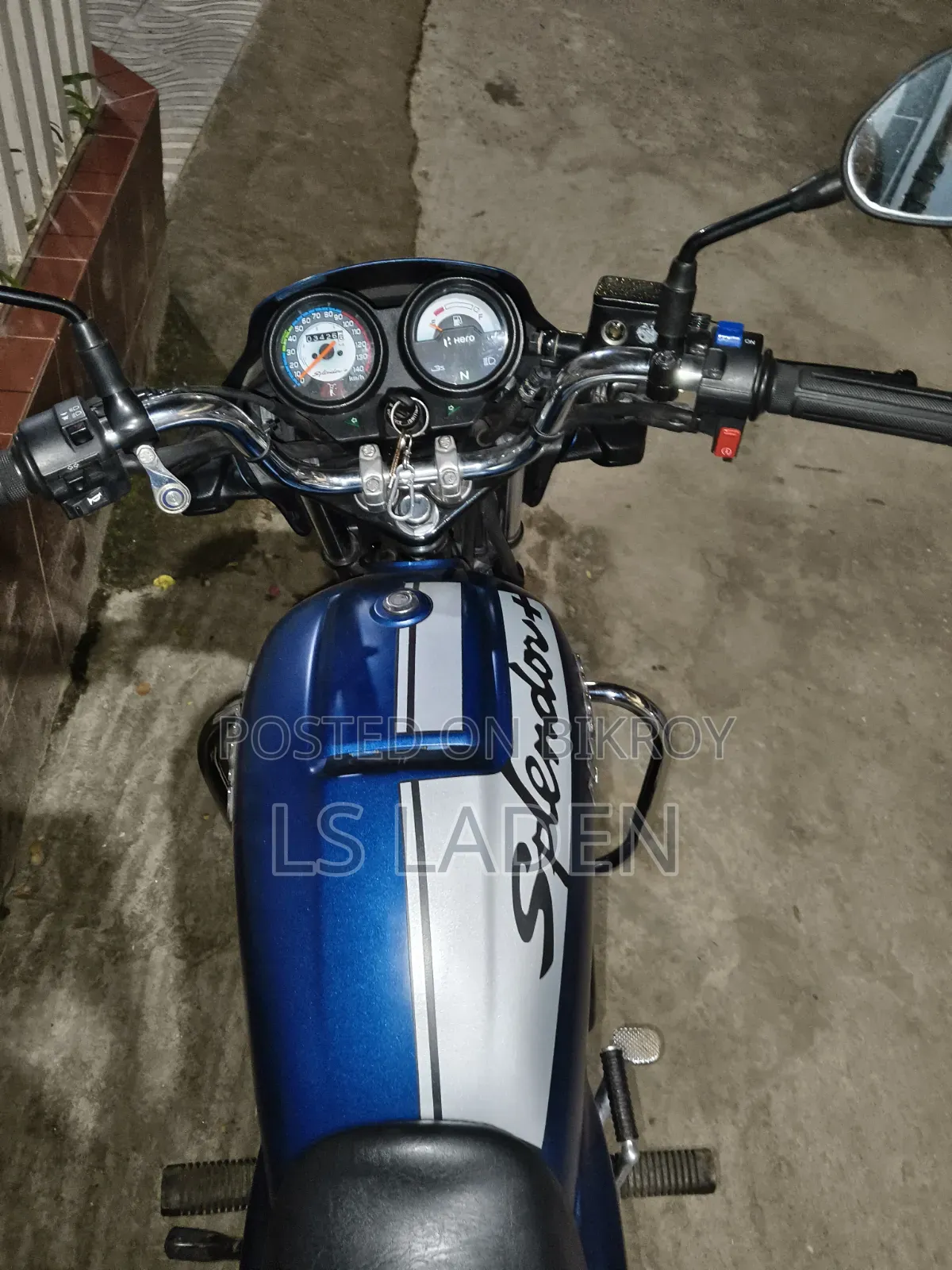 Hero Splendor Plus Sports 2025 Blue