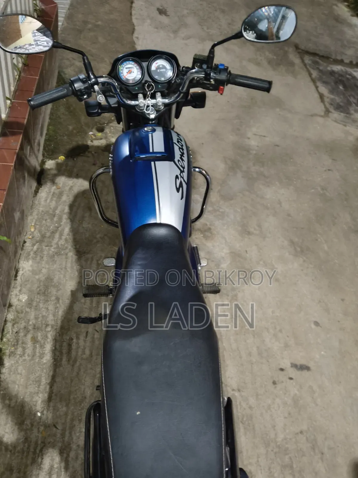 Hero Splendor Plus Sports 2025 Blue