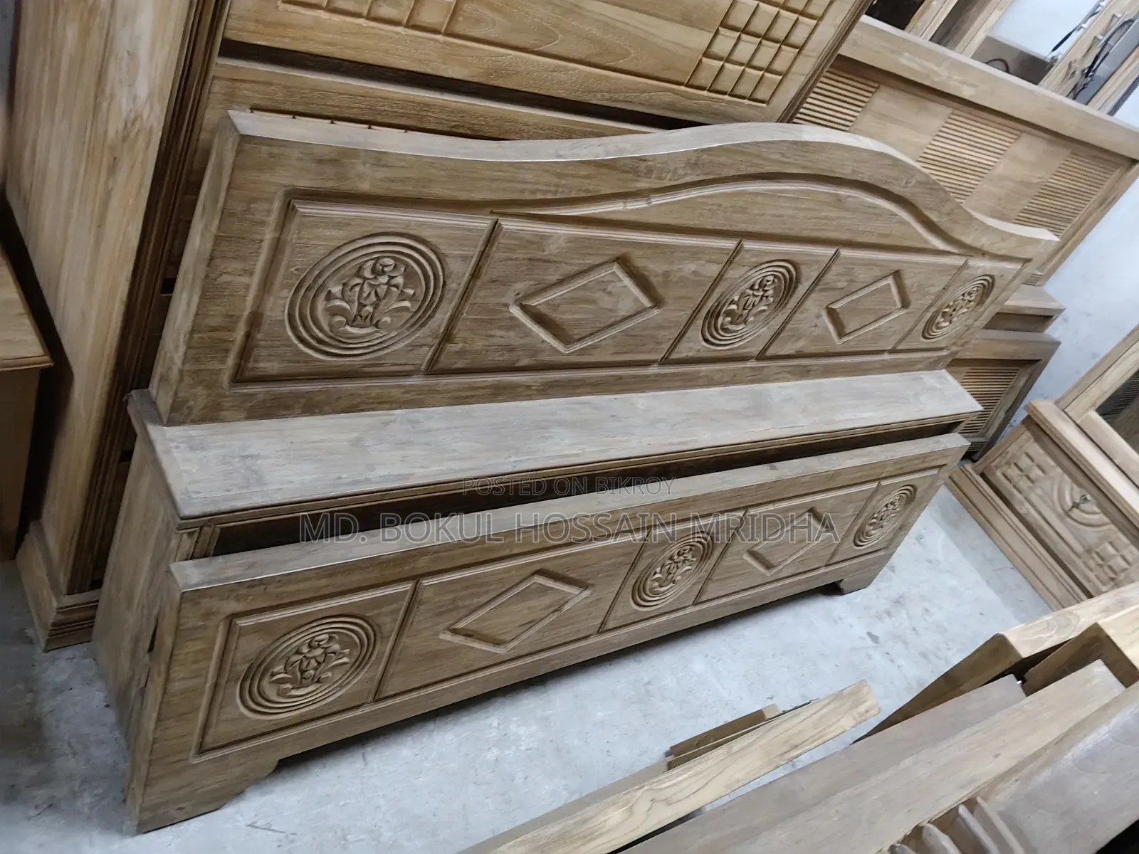 Bed 6*7 Chittagong Segun Wood