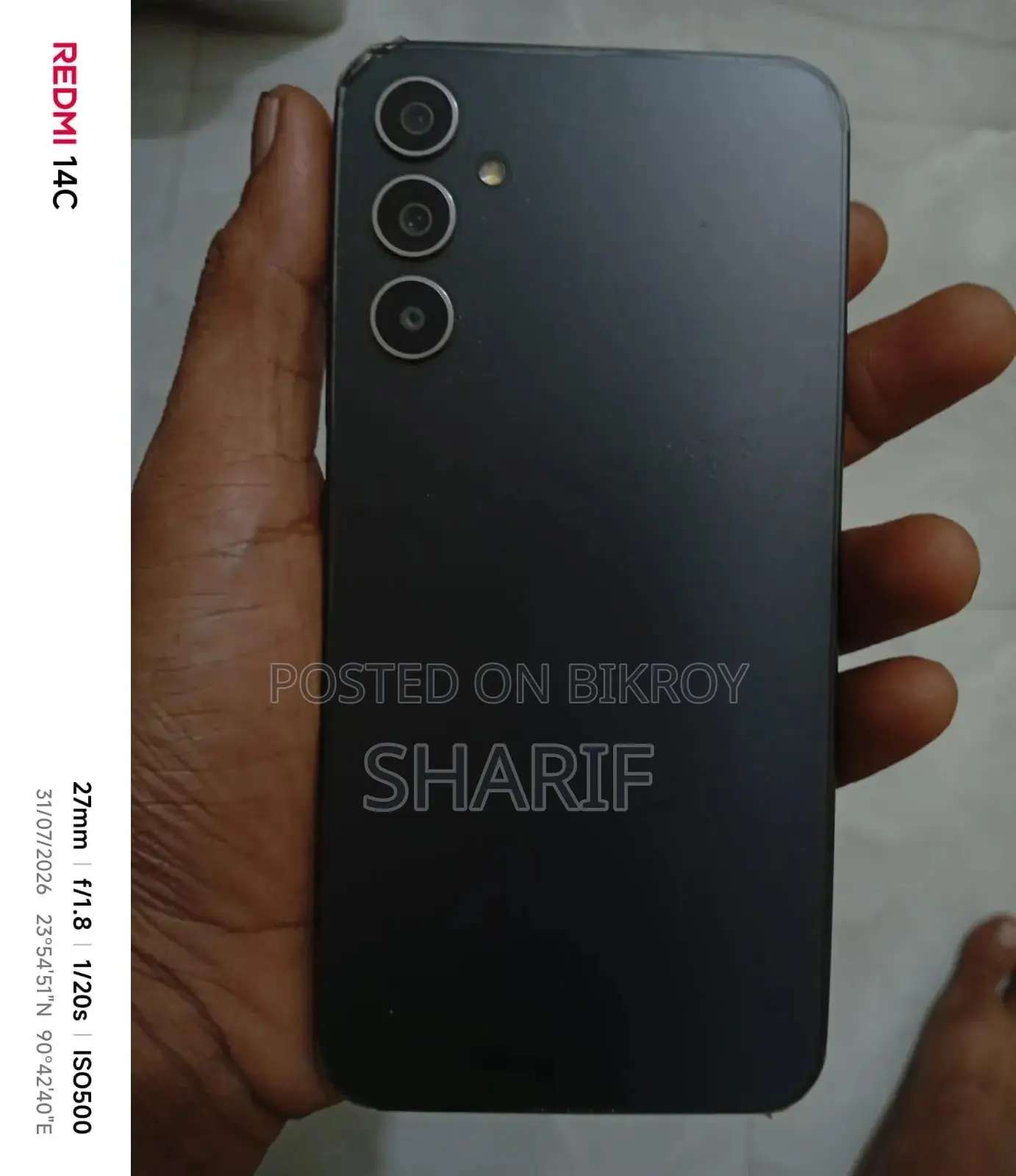 Samsung Galaxy A34 5G ১২৮ জিবি কালো