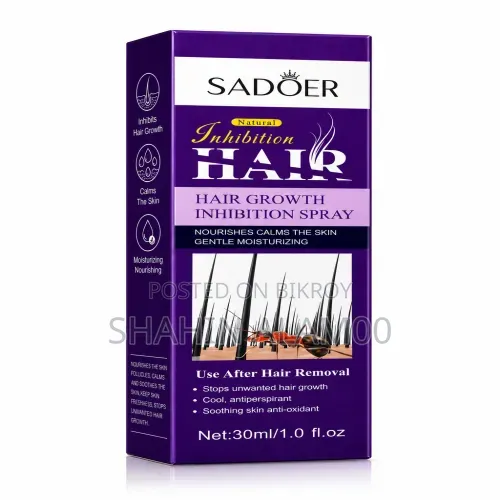 Sadoer Natural WTH Inhibition Spray – Unwanted Hair Remover Spray 30ml