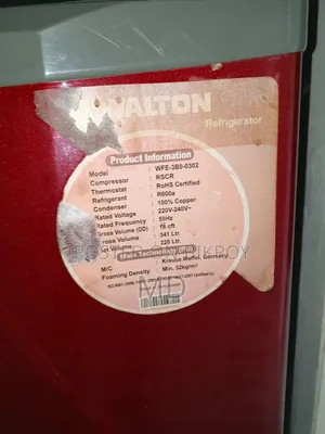 Walton Refrigerator, 100% Copper, 18 cft, The fridge looks like completely new