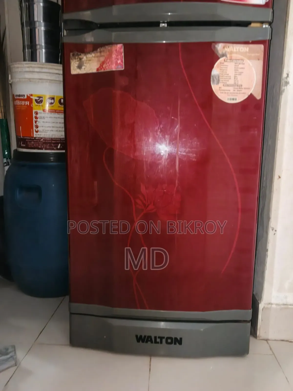 Walton Refrigerator, 100% Copper, 18 cft, The fridge looks like completely new