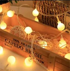 LED Ball Shaped String Fairy Lights Gold - Room Decoration Light