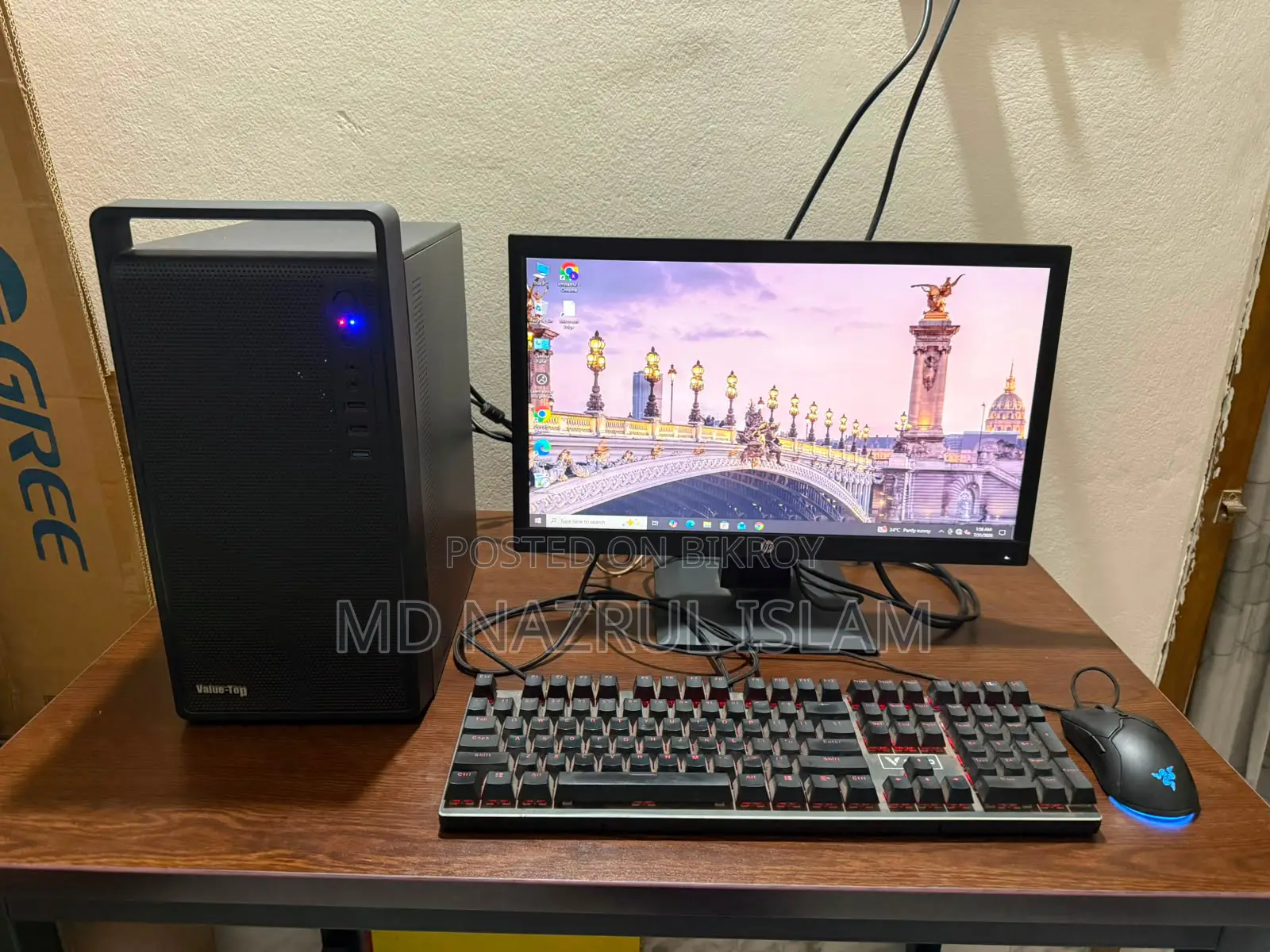 Desktop Computer Gigabyte 8GB Intel Core I3 SSD 250GB