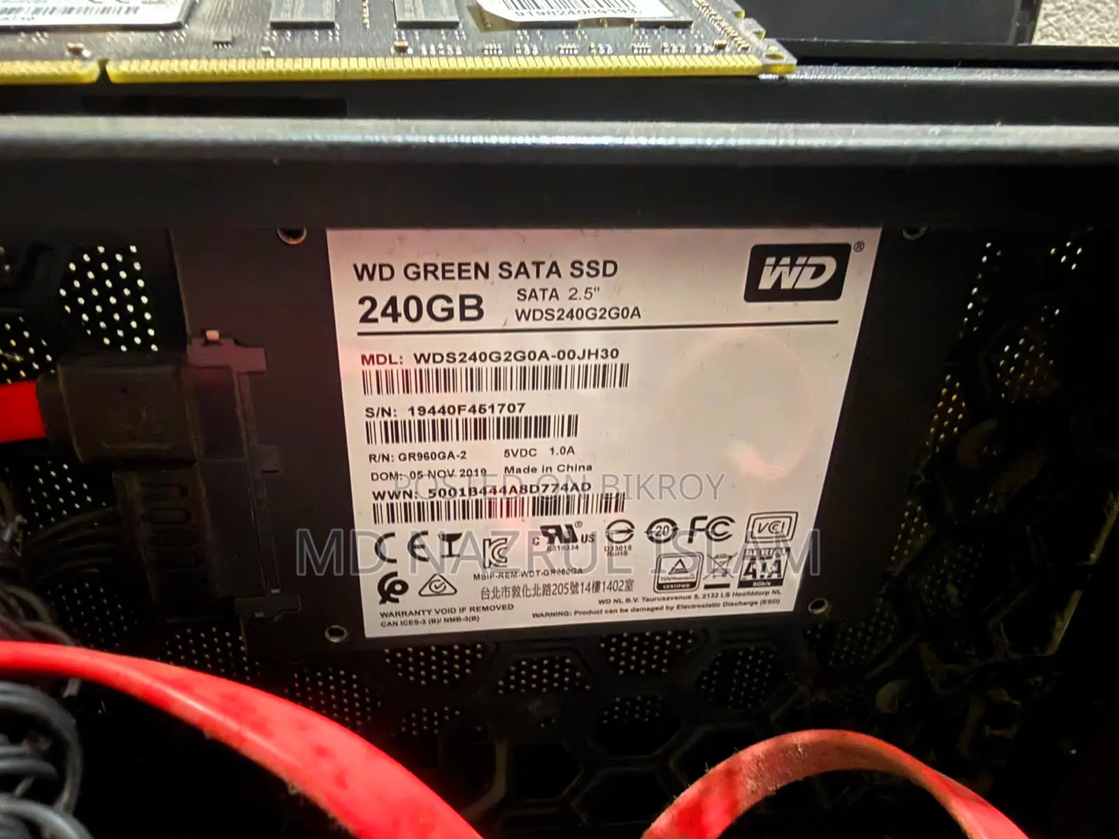 Desktop Computer Gigabyte 8GB Intel Core I3 SSD 250GB