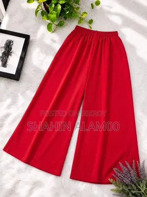 Solid Color Linen Palazzo