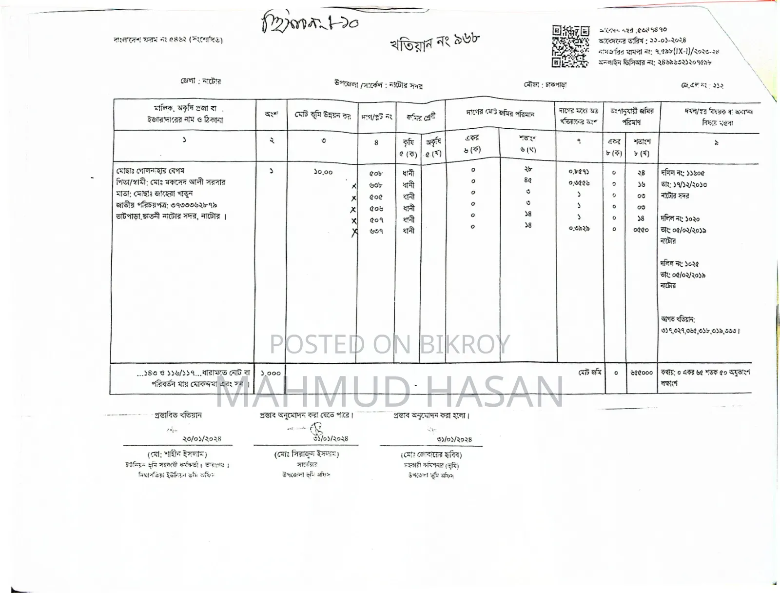 Land Related Problem Solution