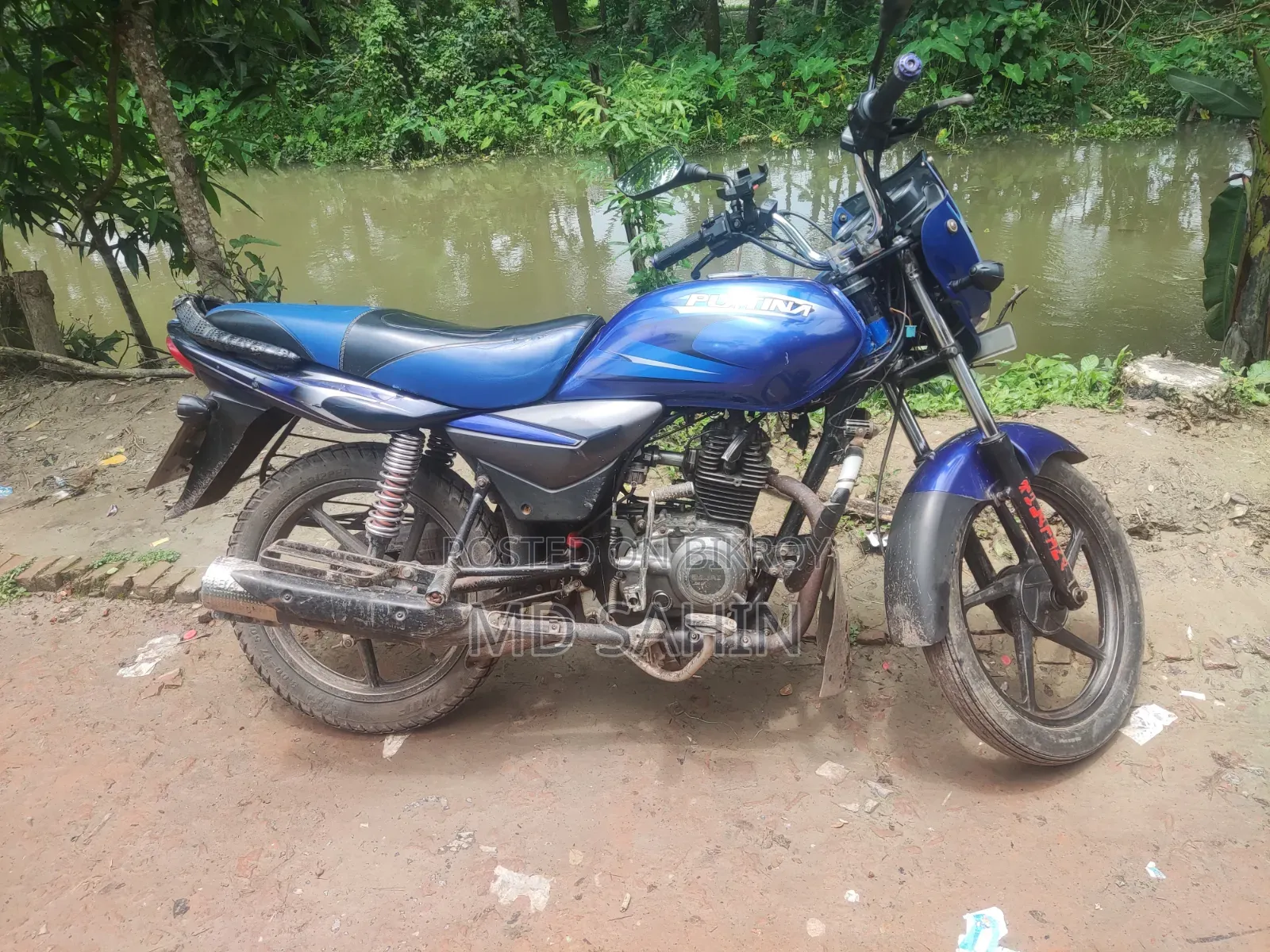 Bajaj Platina 100 2017 Blue