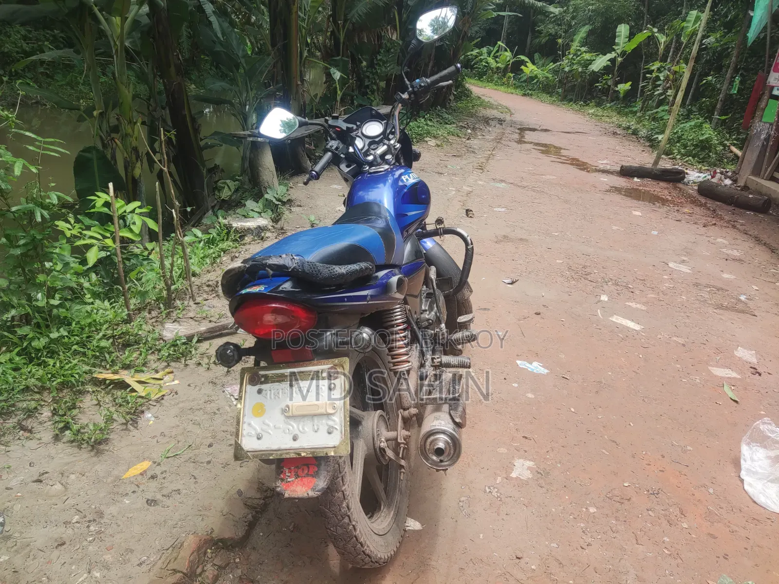 Bajaj Platina 100 2017 Blue