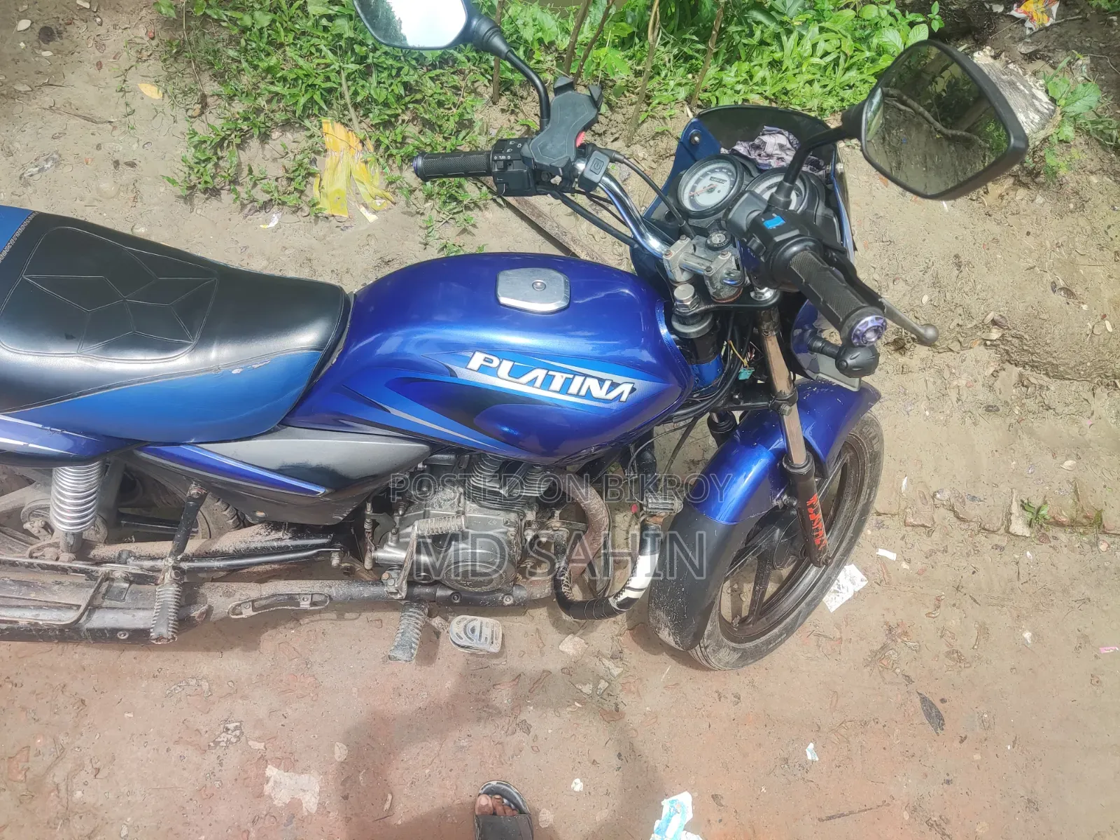 Bajaj Platina 100 2017 Blue