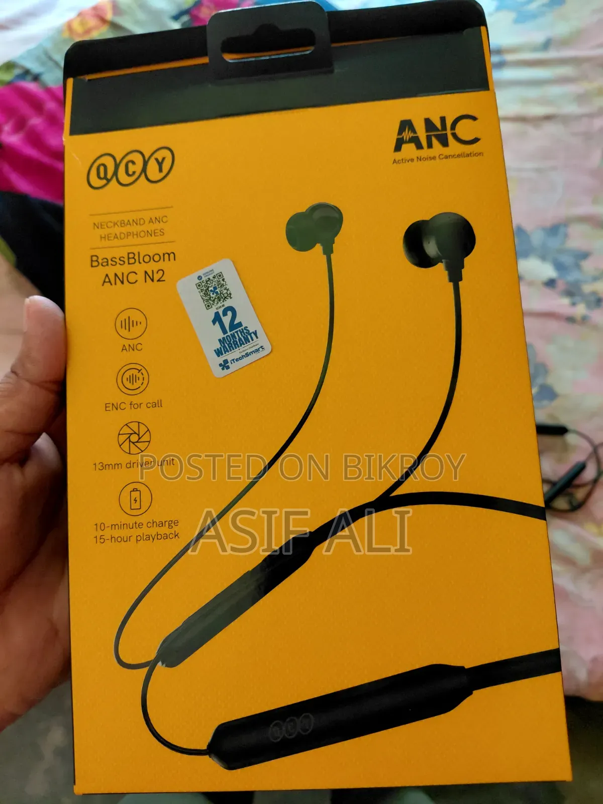 বিক্রি করা হচ্ছে Qcy Nickband Bassbloom N2