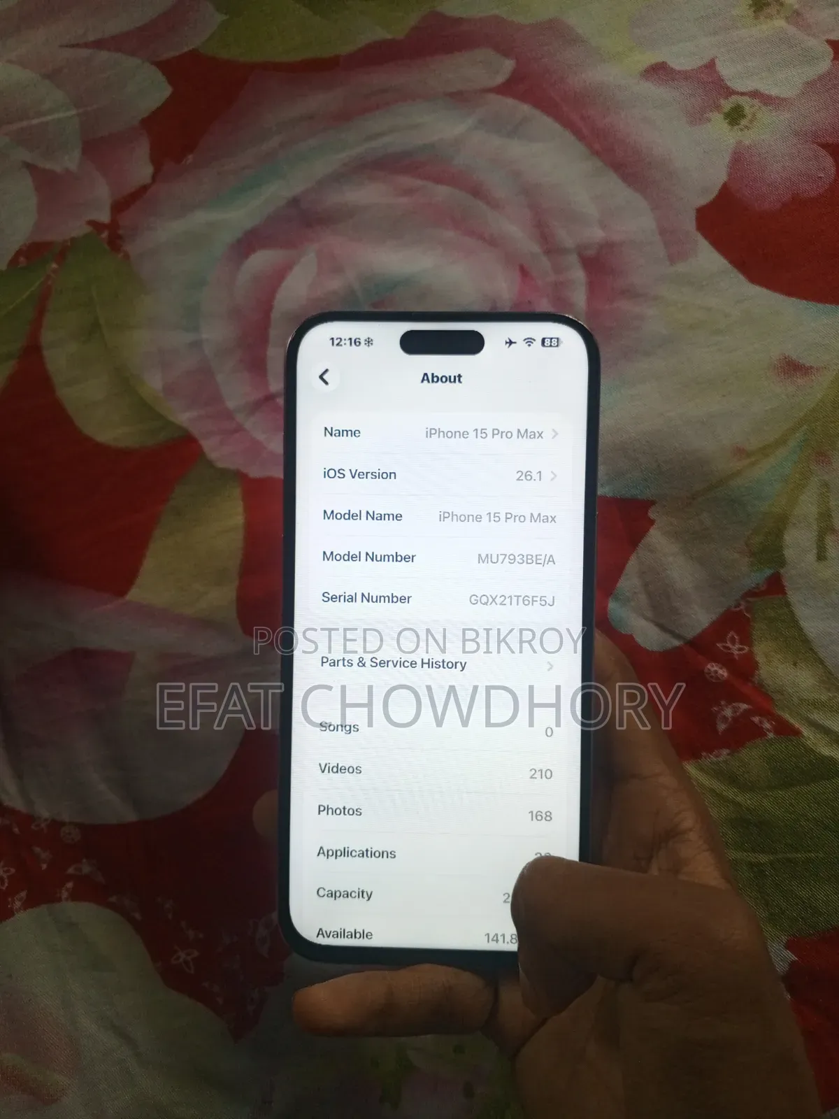 Apple iPhone 15 Pro Max 256 GB Silver