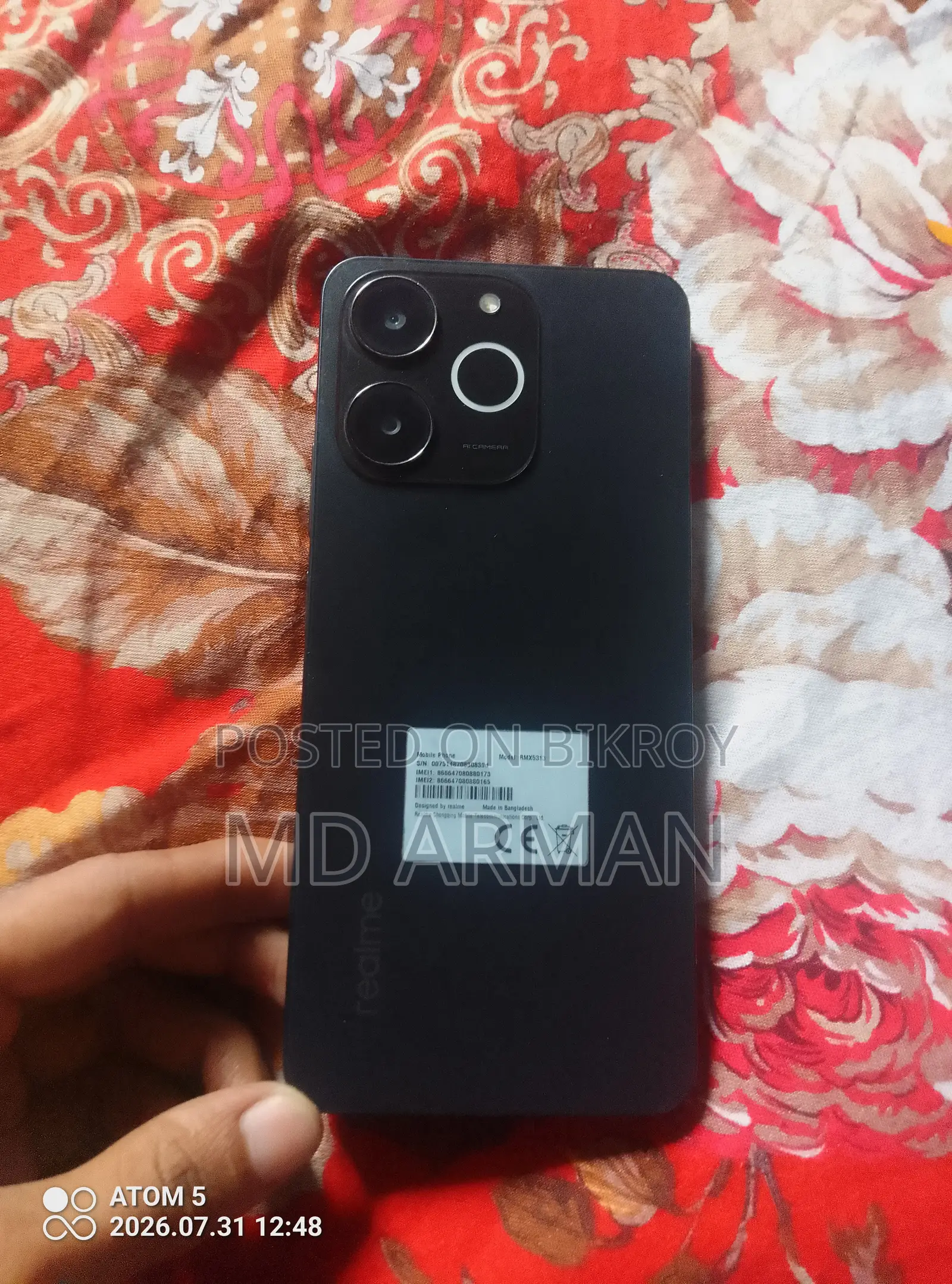 Realme Note 70T 128 GB Black
