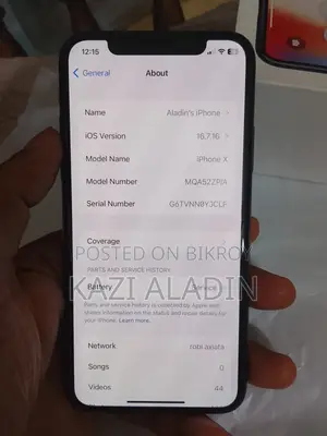 Apple iPhone X 64 GB Gray