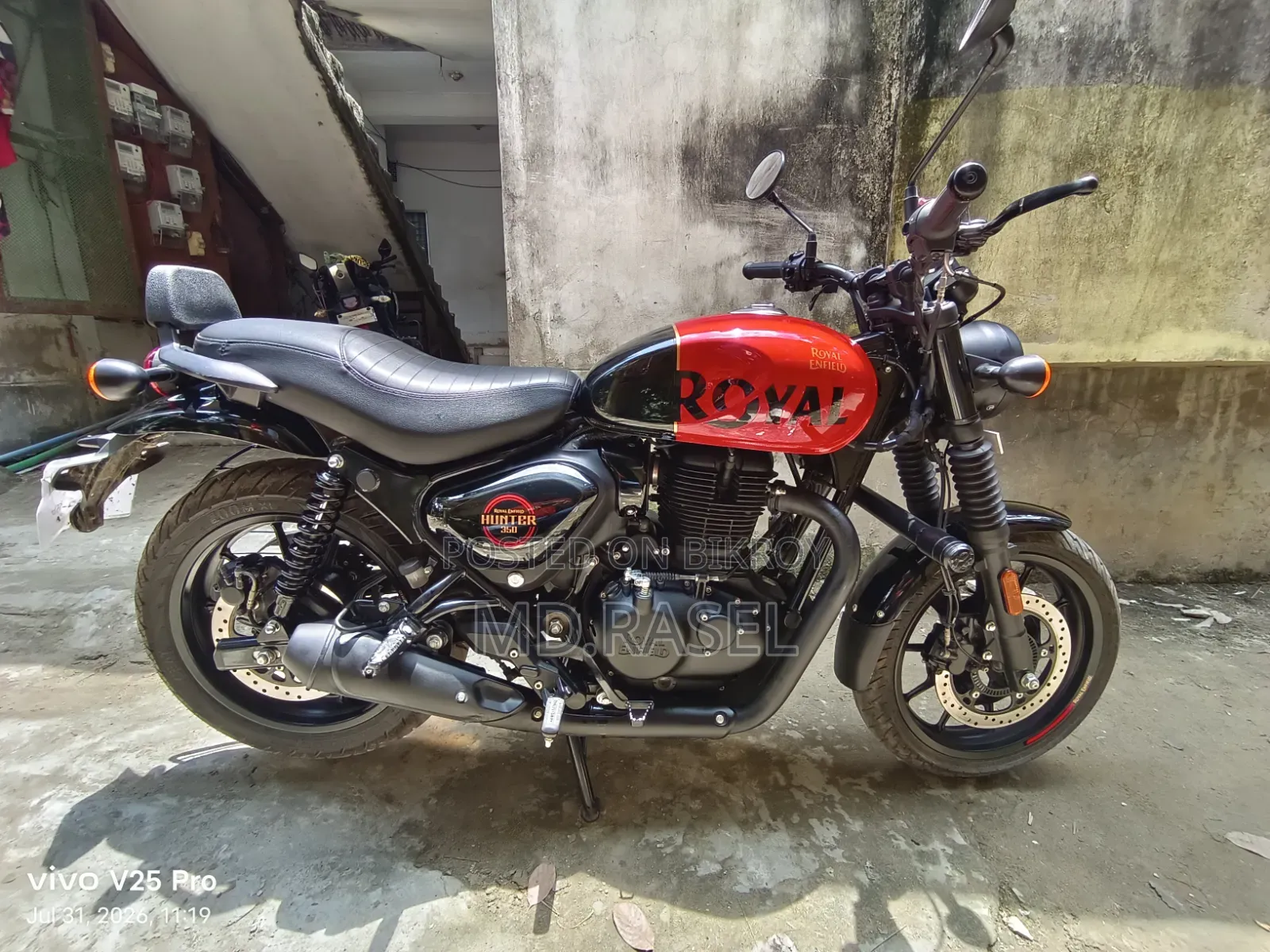 Royal Enfield Hunter 350 2026 Red