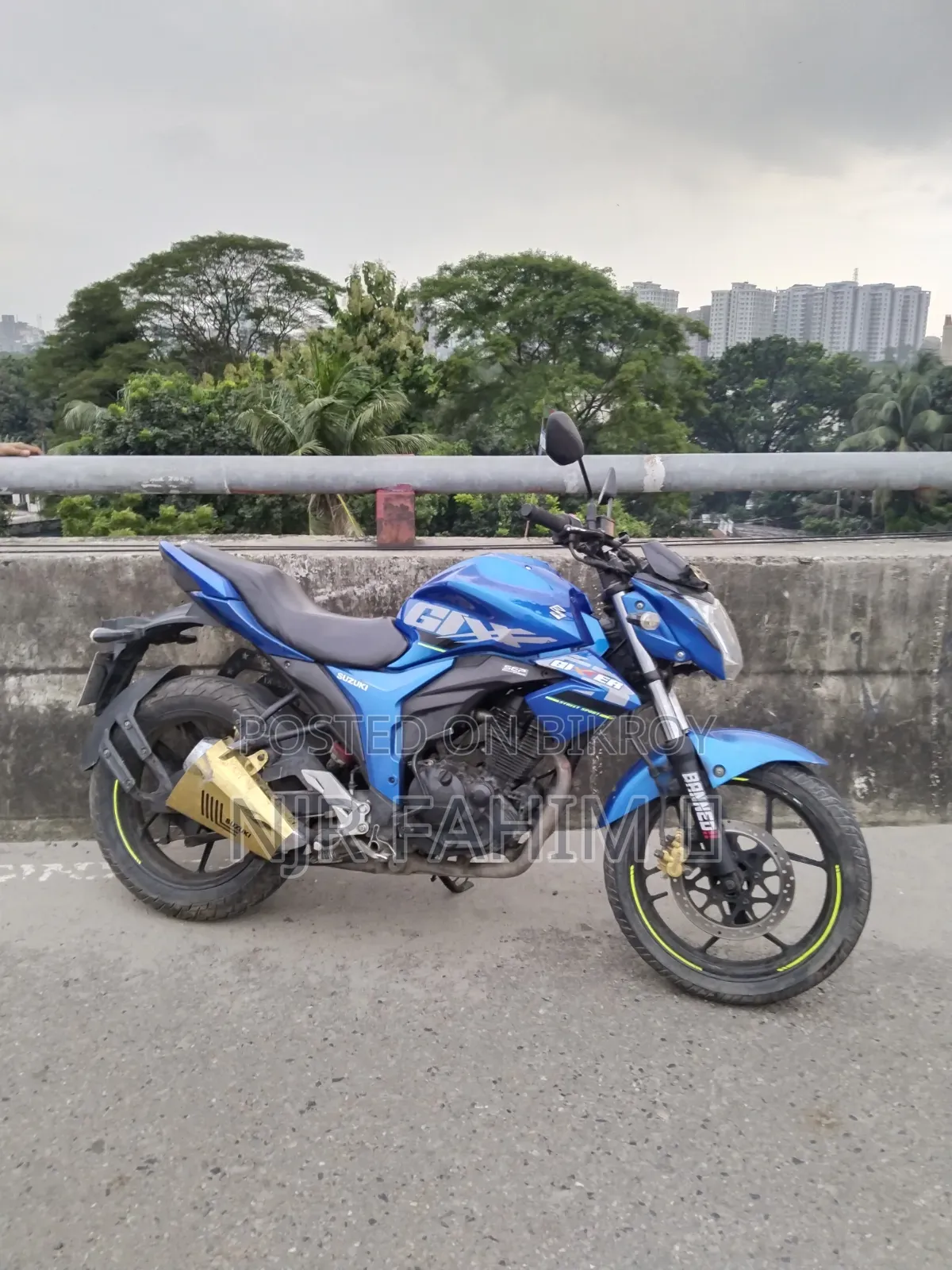 Suzuki Gixxer 2017 Blue