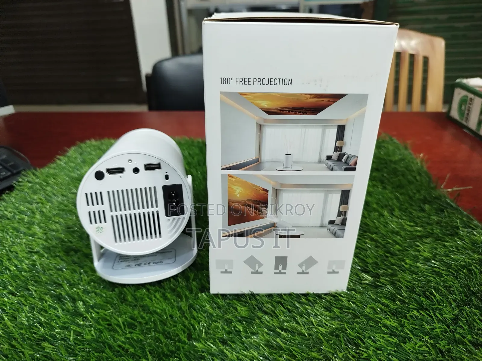 Mini Projector LED With Wi-Fi and Audio