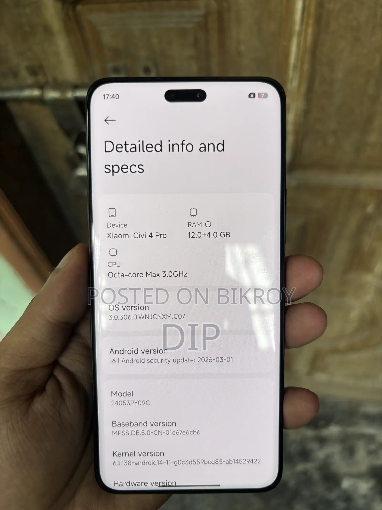 New Xiaomi Civi 4 Pro 256 GB Black