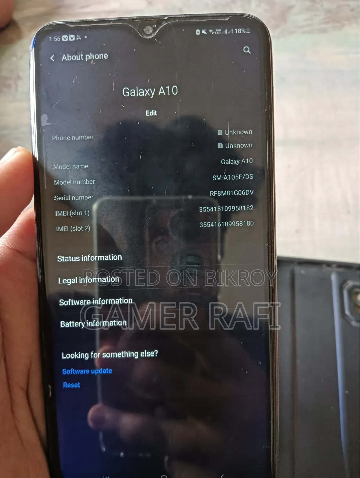 Samsung A10 32 GB Black