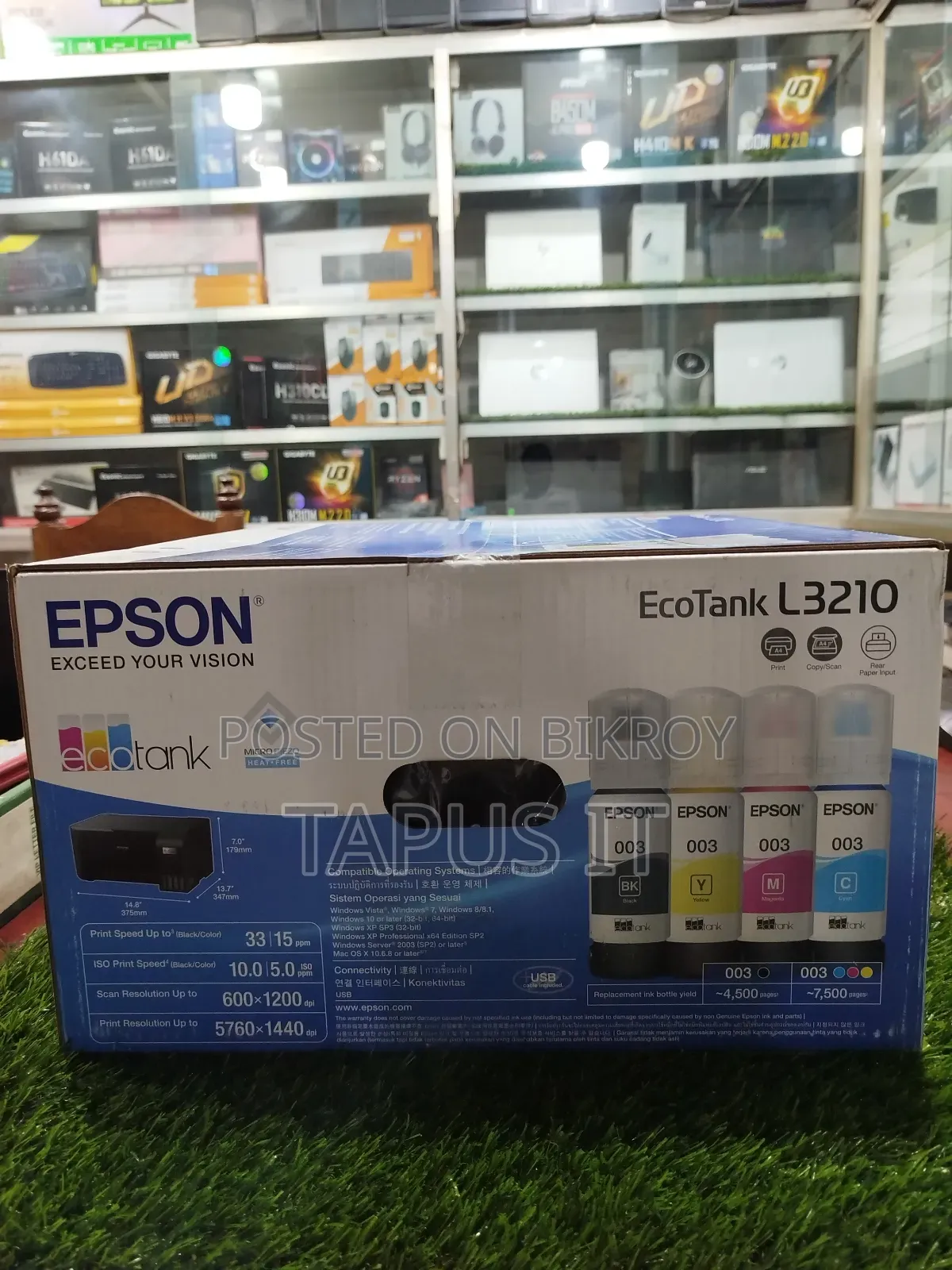 Printer Epson L3210 Print, Scan, Photocopy