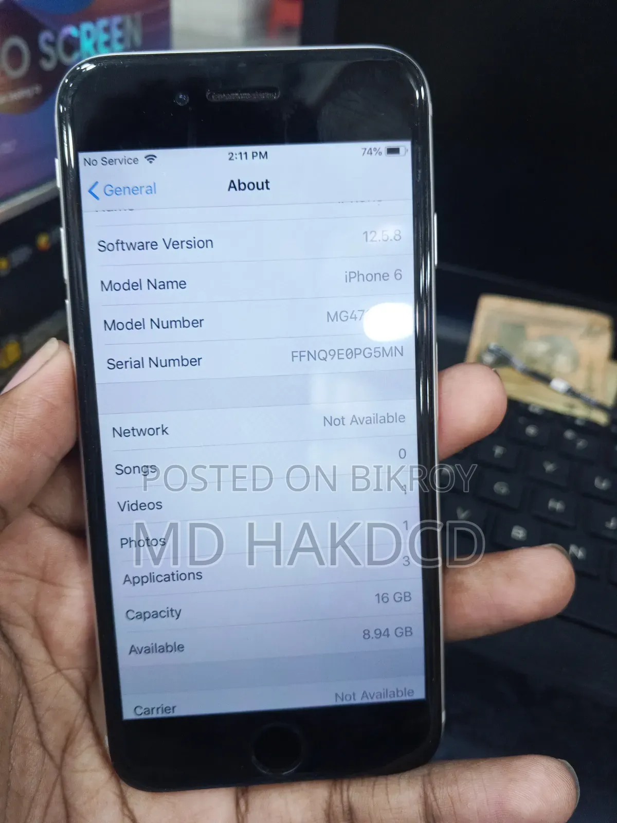 Apple iPhone 6 16GB Silver
