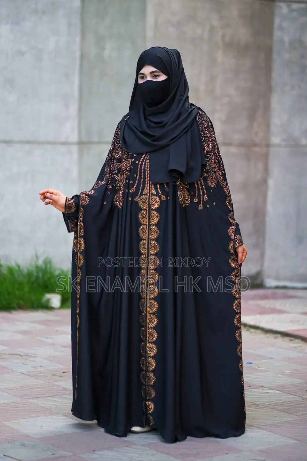 Luxury Abaya Set With Inner and Hijab