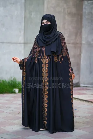 Luxury Abaya Set With Inner and Hijab