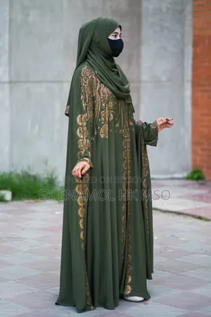 Luxury Abaya Set With Inner and Hijab