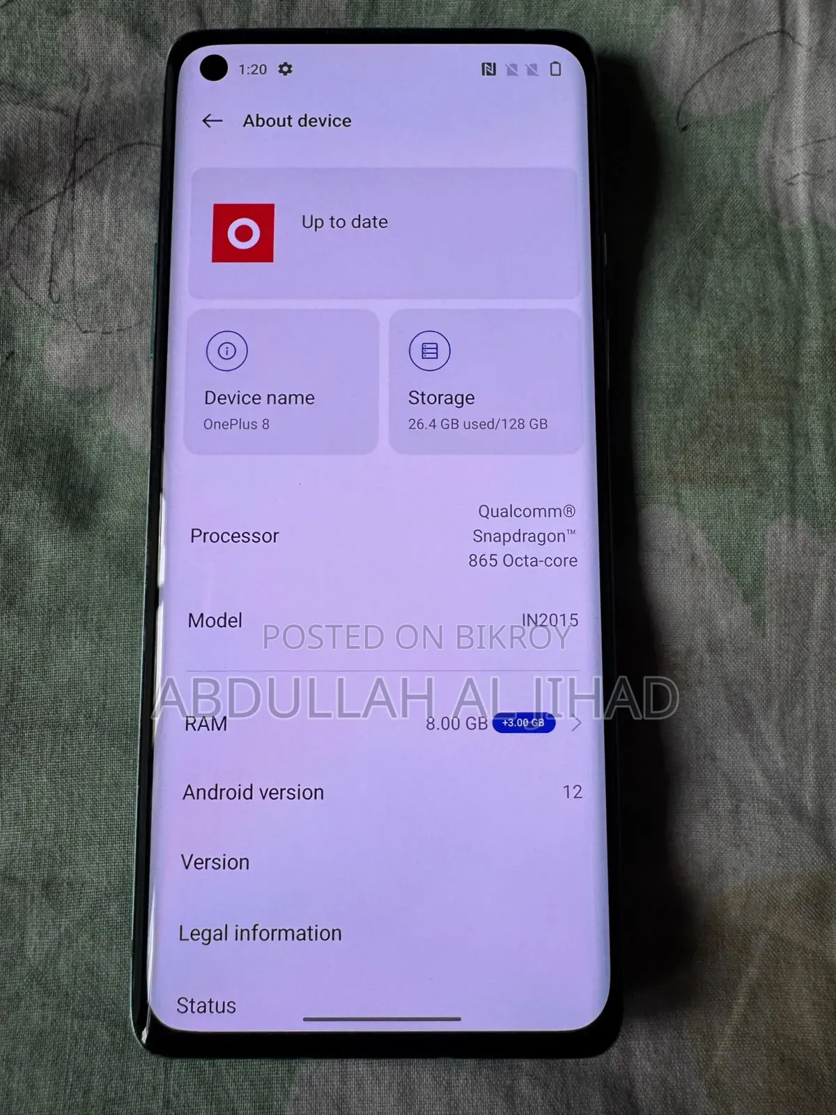 OnePlus 8 128 GB Blue