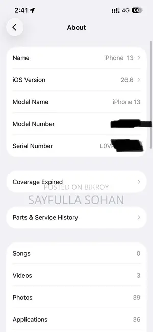Apple iPhone 13 128 GB White