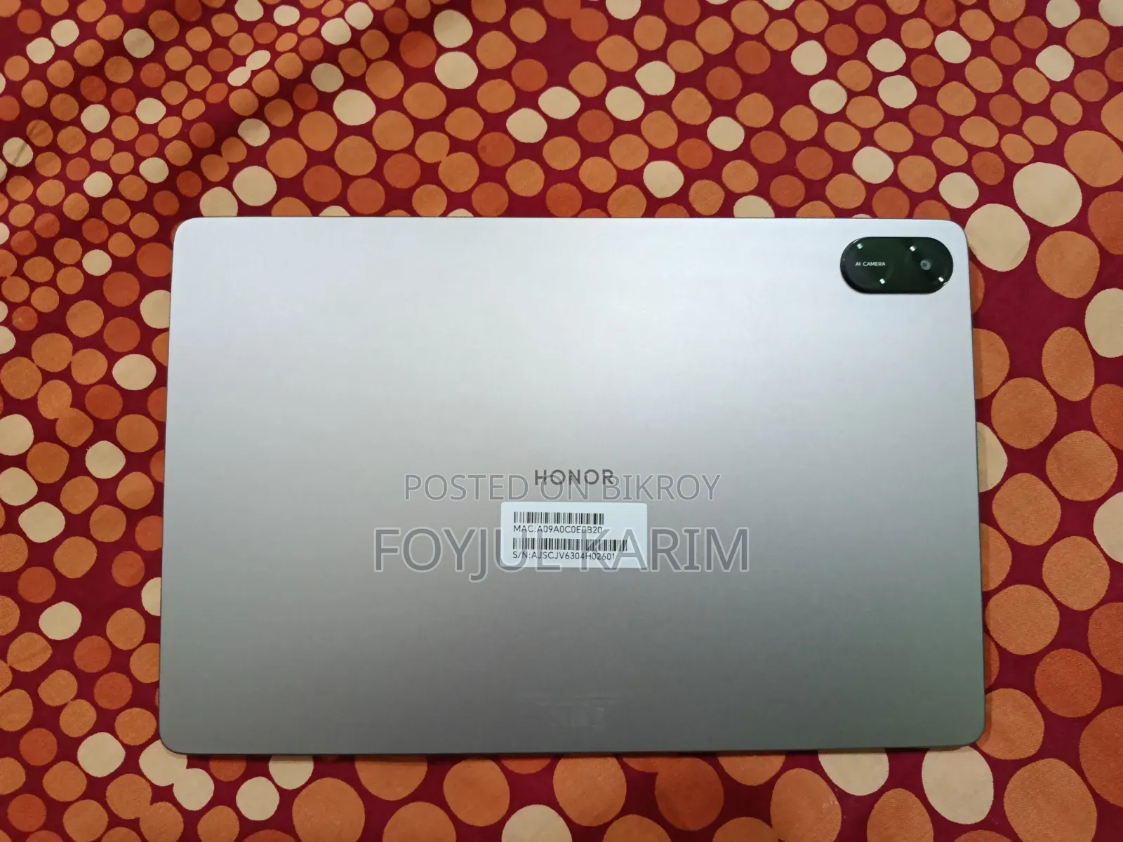 অনার প্যাড এক্স৮ ১২৮ জিবি ধূসর