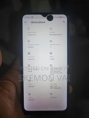 Realme C21Y 64 GB Gray