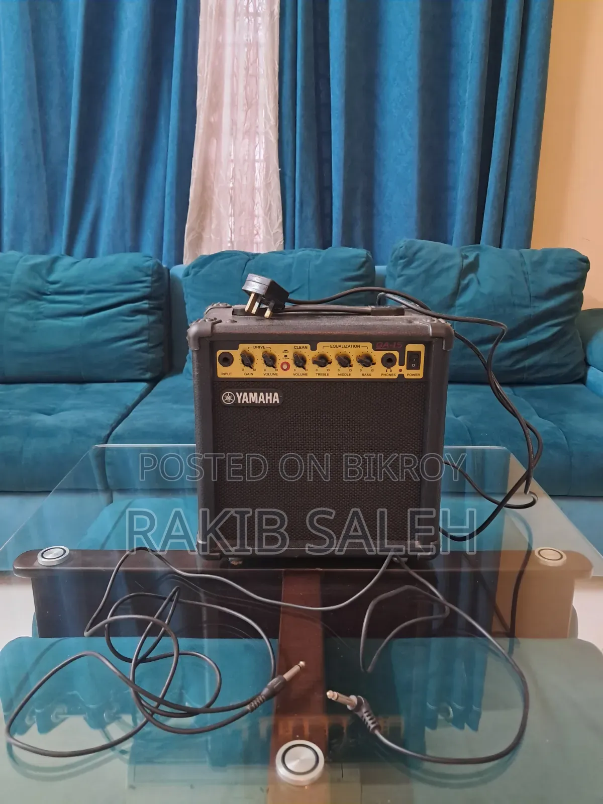A Yamaha GA-15 Electric Guitar Amplifier in Its Original Package