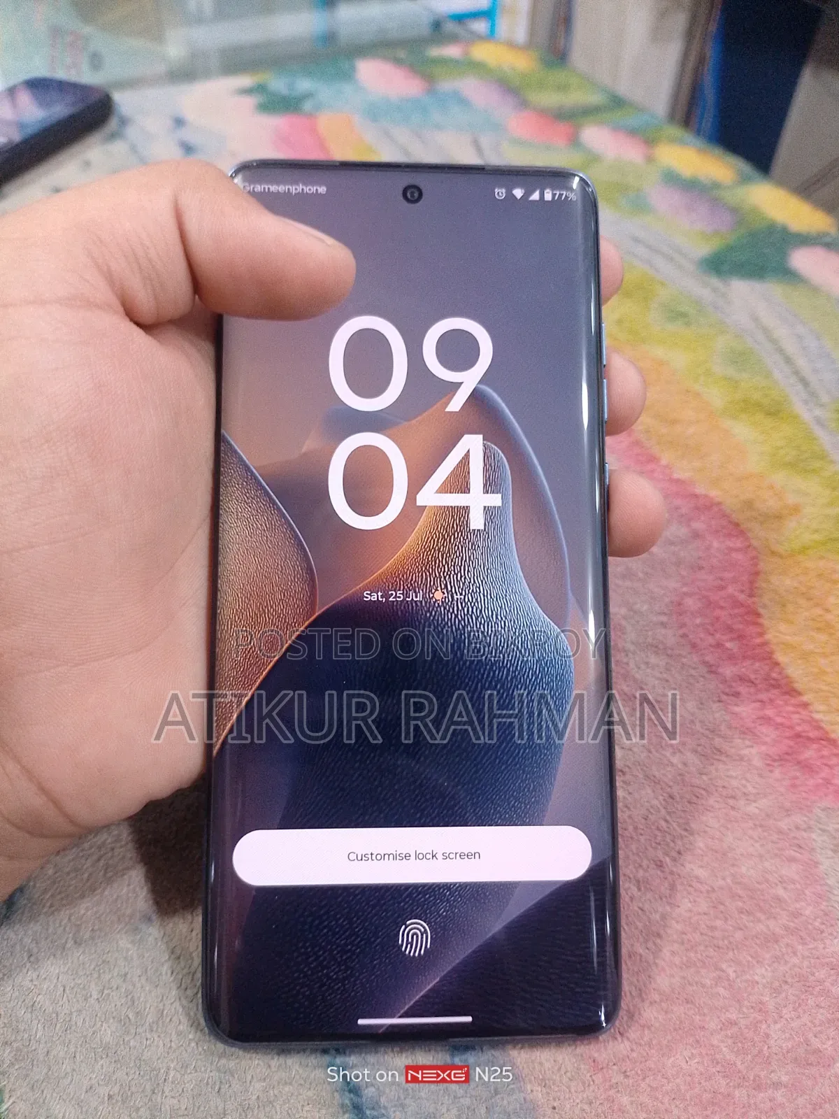 মোটোরোলা এজ ৬০ ফিউশন ২৫৬ জিবি গ্রে